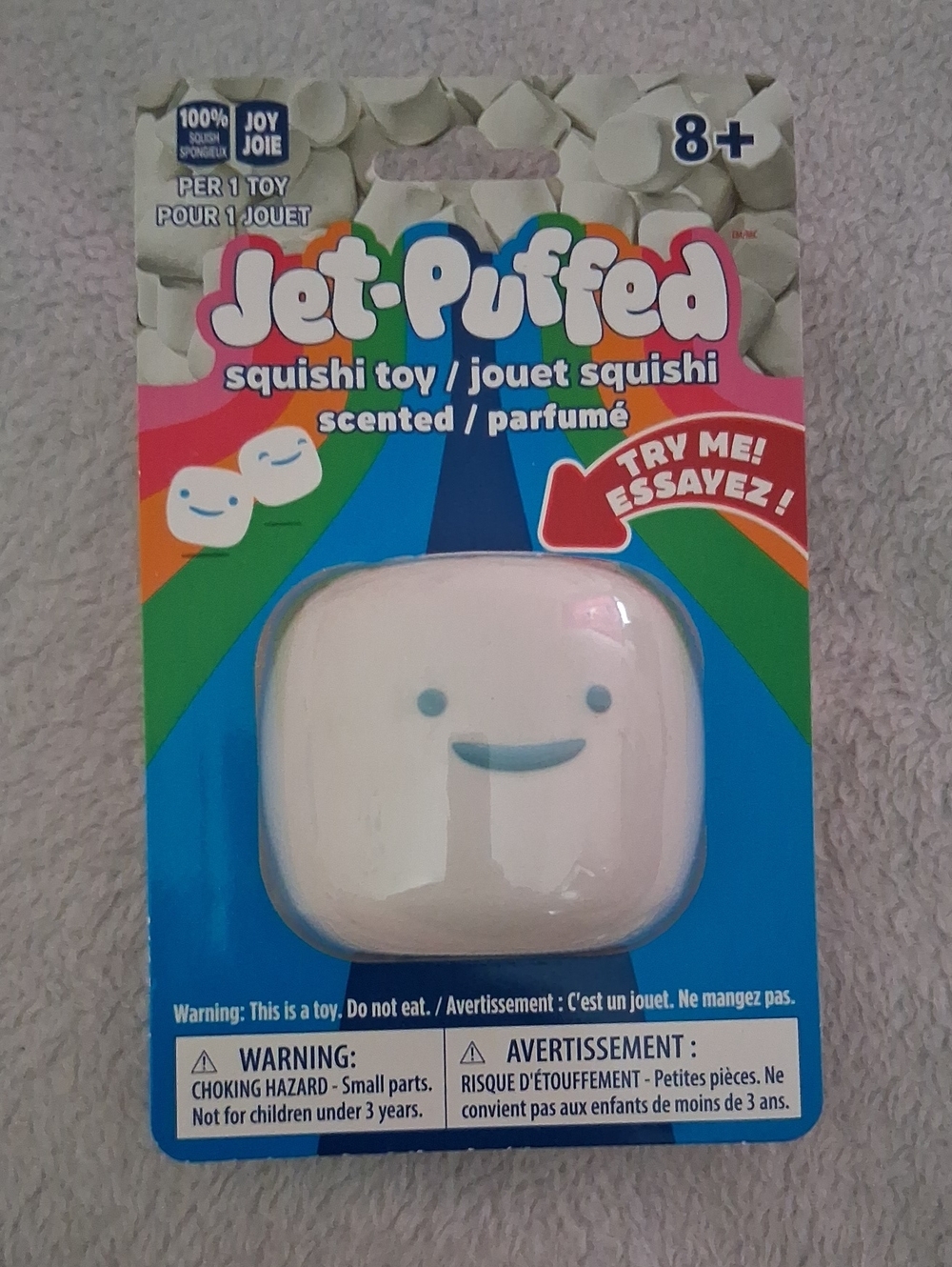 White Scented Squishi Toy -